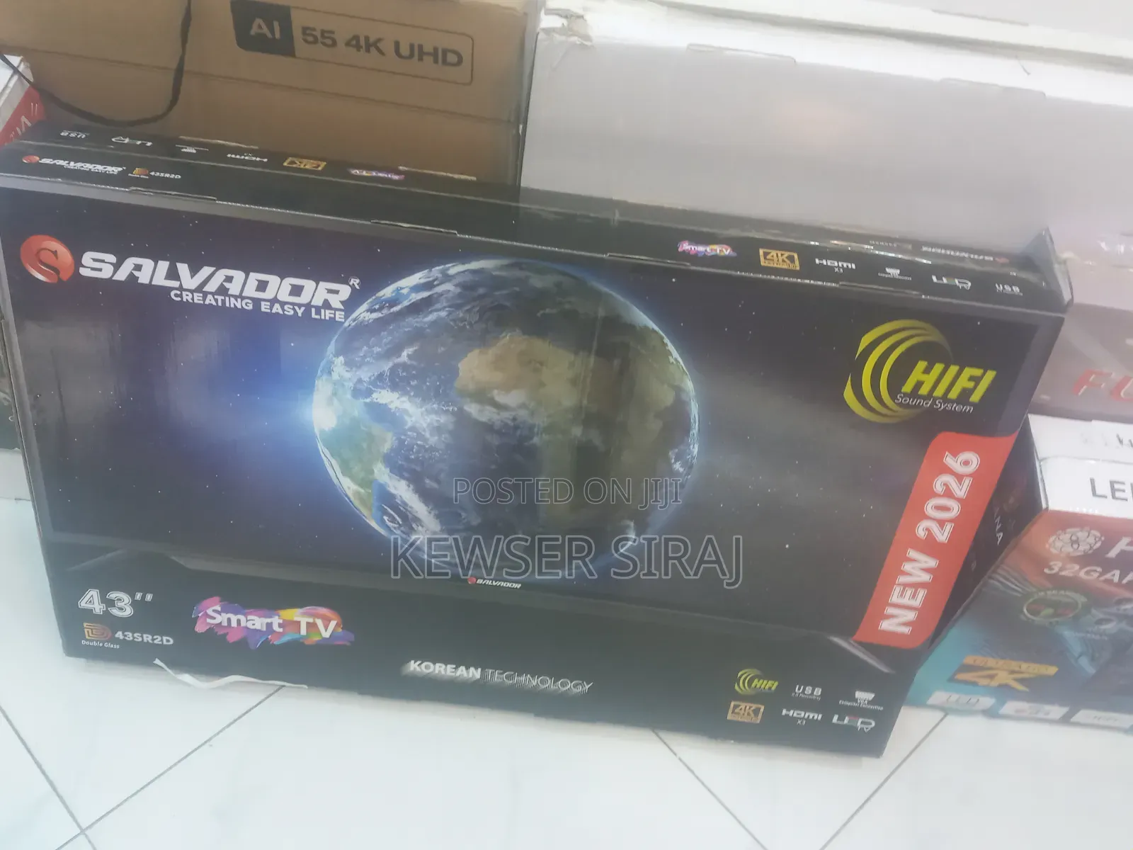 Salvador TV 43inch 4k Smart Android TV