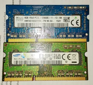2 RAMs 4 Gb Each
