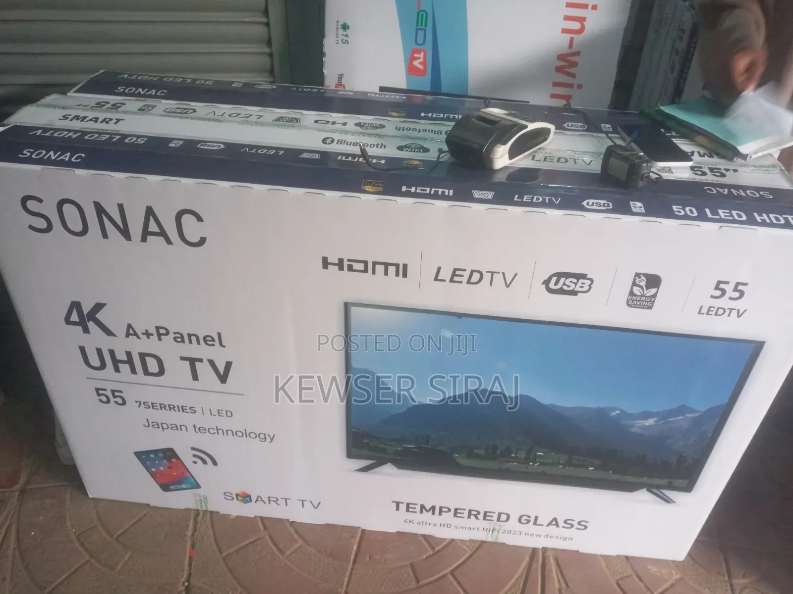 Sonac TV 55inch 4k Smart Android TV