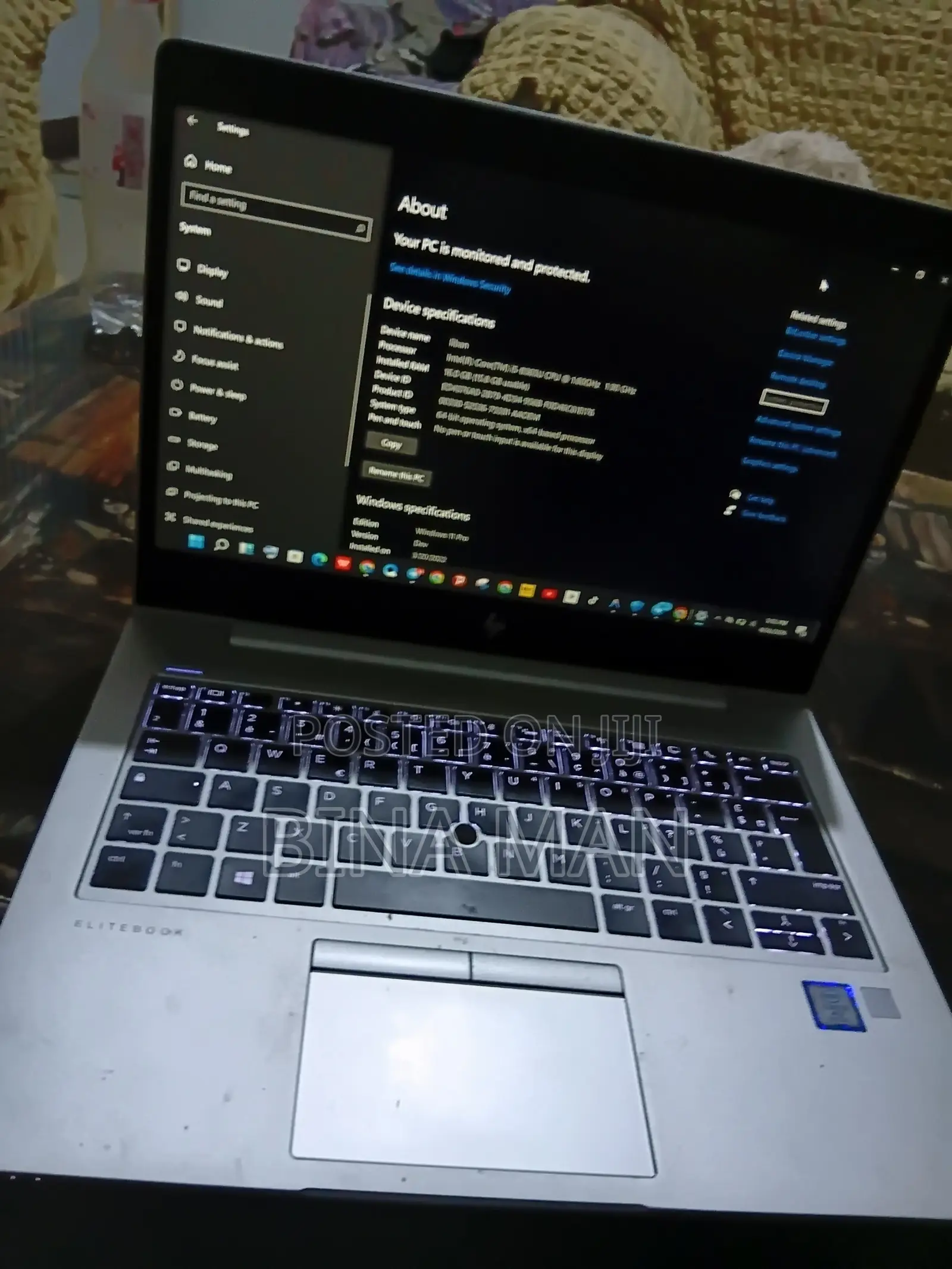 Laptop HP EliteBook 840 16GB Intel Core i5 SSD 256GB