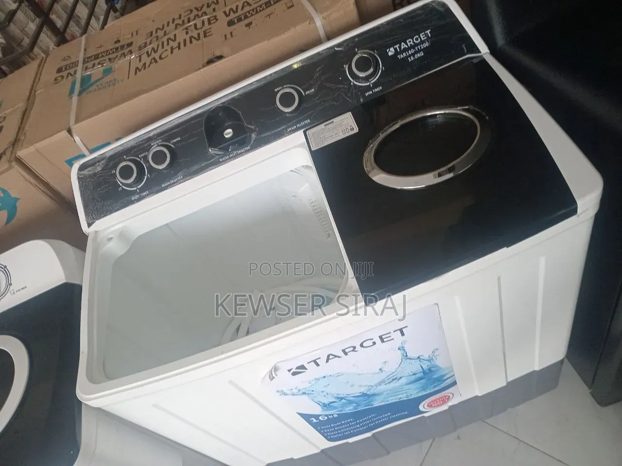 TARGET 16KG WASHING Machine Manual System