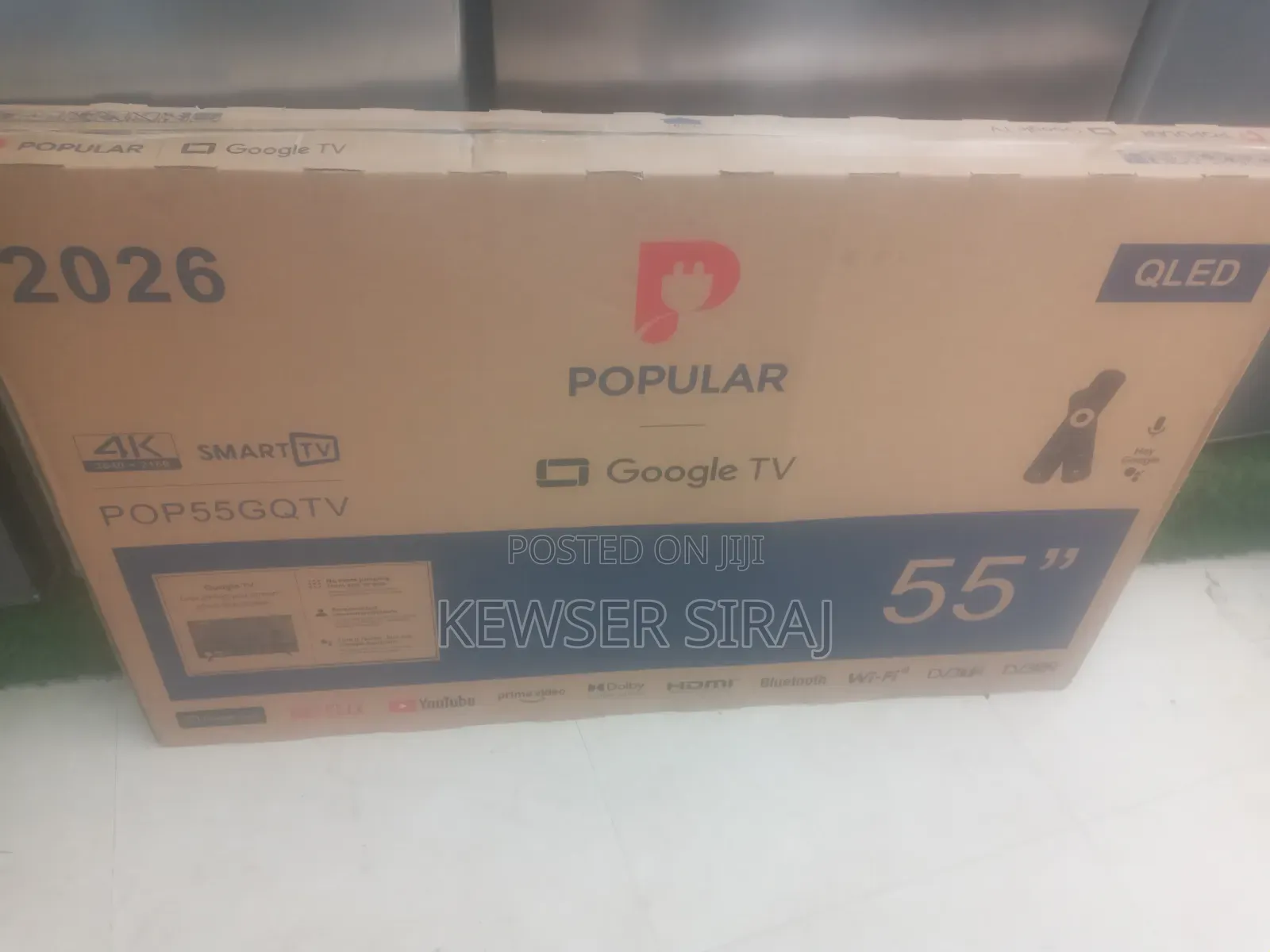 Popular TV 55inch Qled 4k Smart Android TV