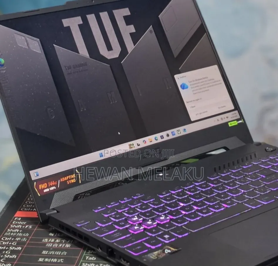 New Laptop Asus TUF Gaming A15 16GB AMD Ryzen 7 SSD 512GB