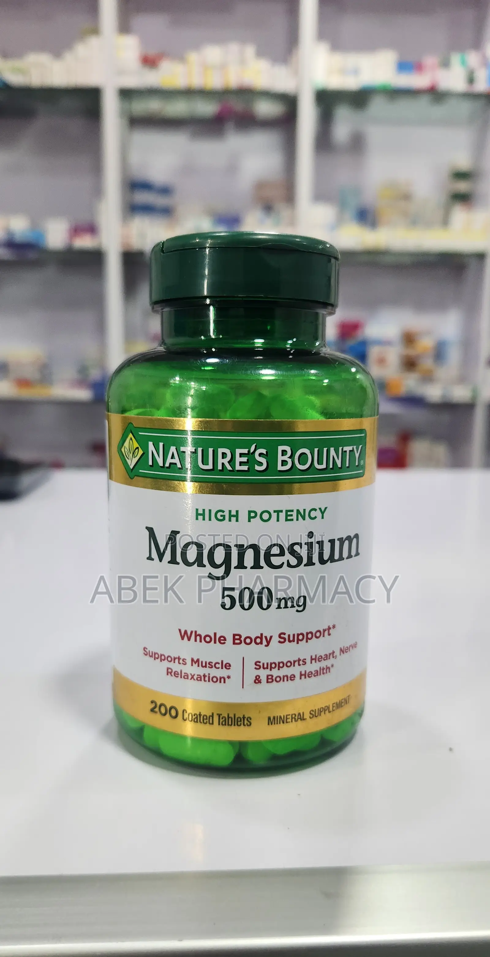 Nature's Bounty Magnesium 200 Coated Tablets