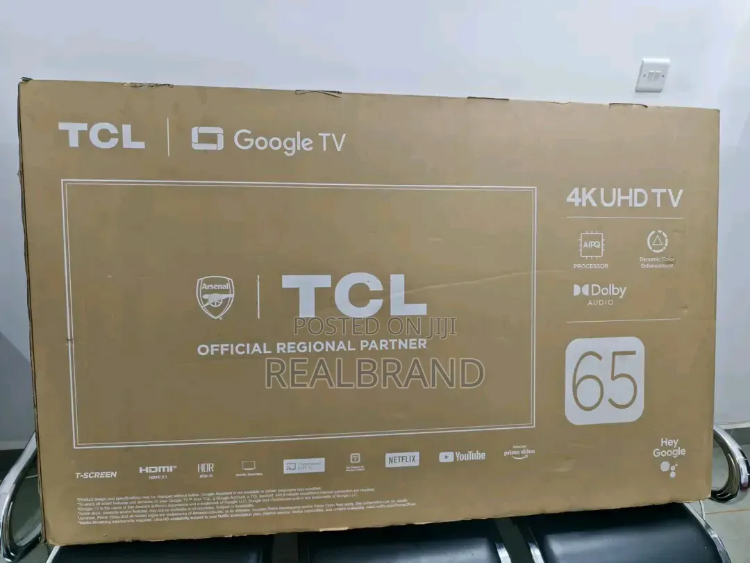65" TCL Google 4k TV