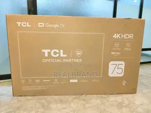 75"TCL 4k Google TV