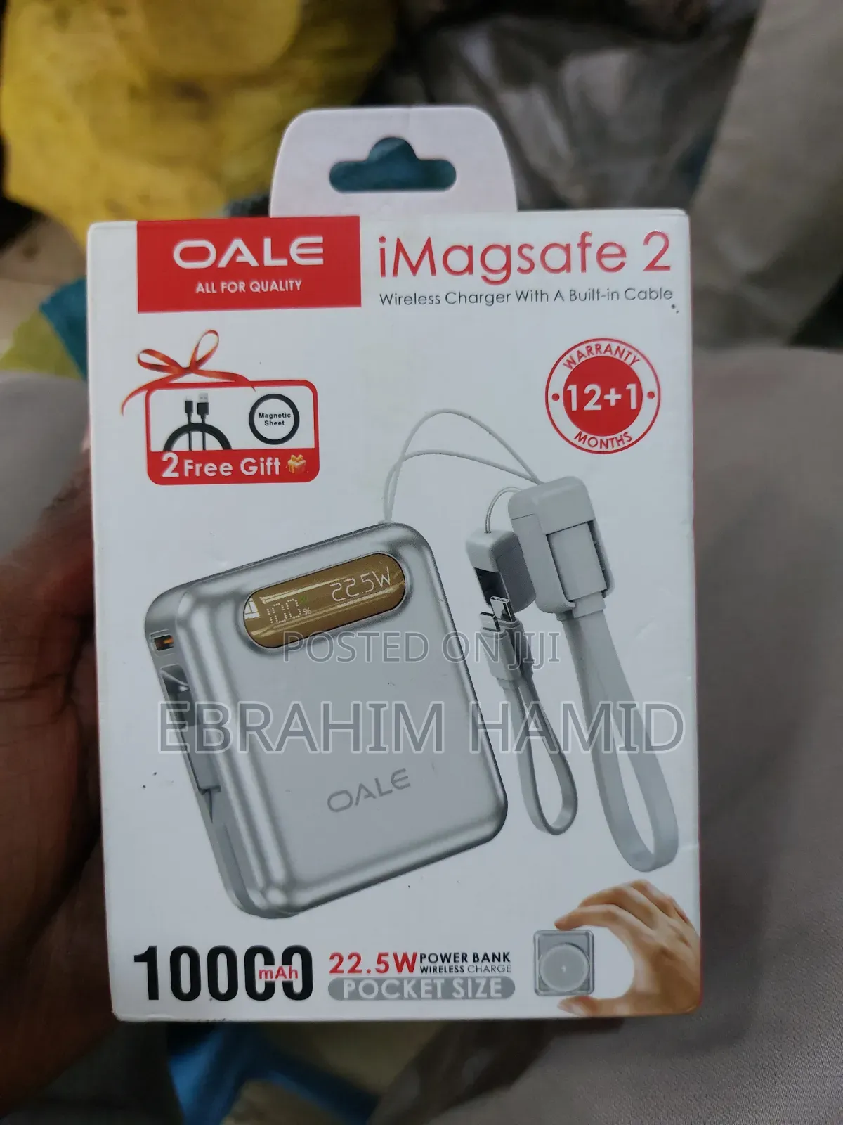 Oale10000 mAh Mini Magnetic Power Bank