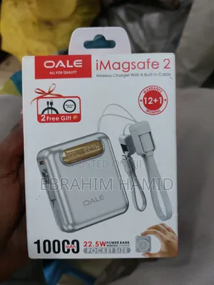 Oale10000 mAh Mini Magnetic Power Bank