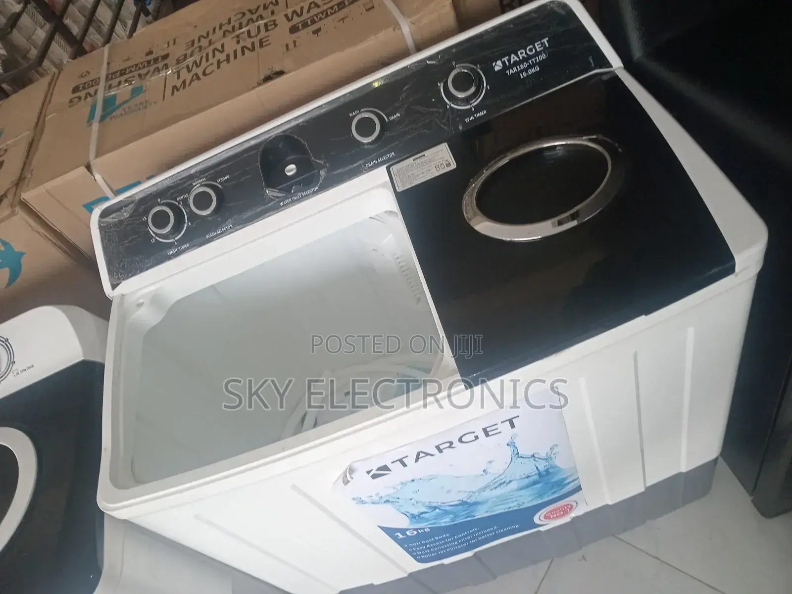 Target 16kg Washing Machine Manual System