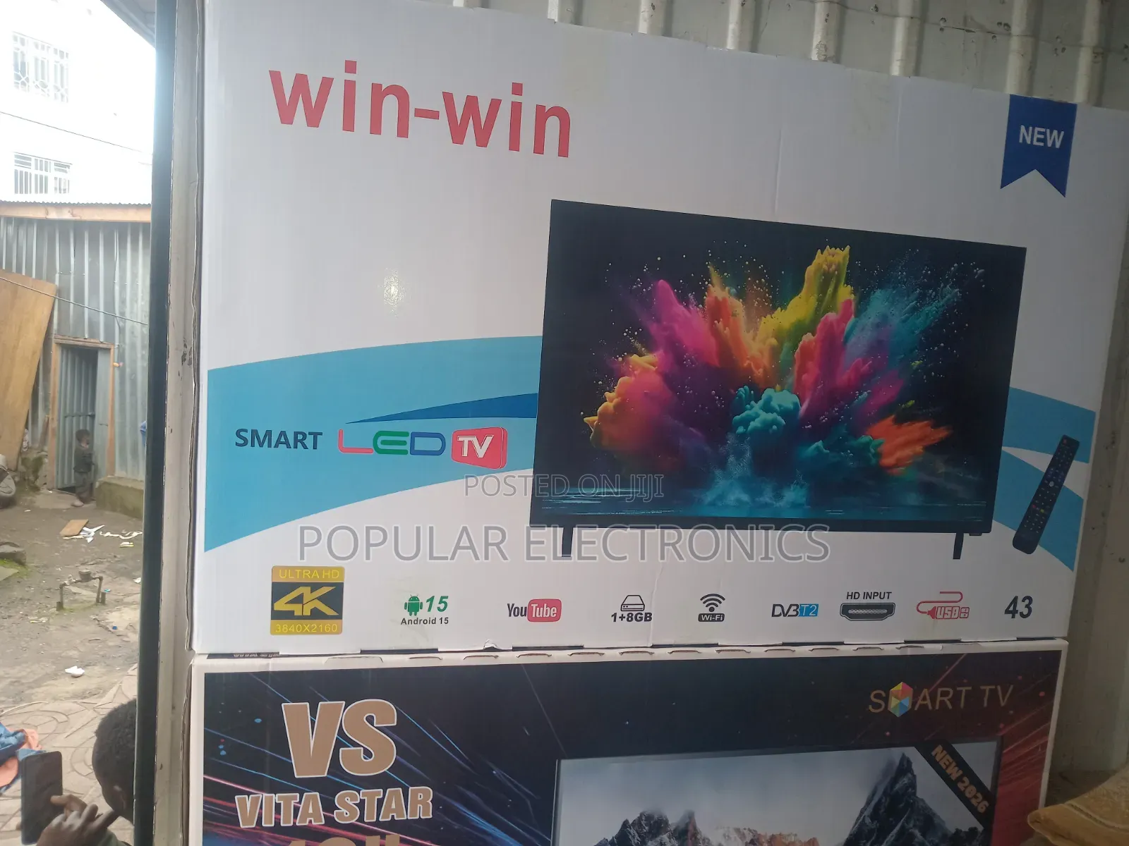 Win Win TV 43inch 4k Smart Android TV