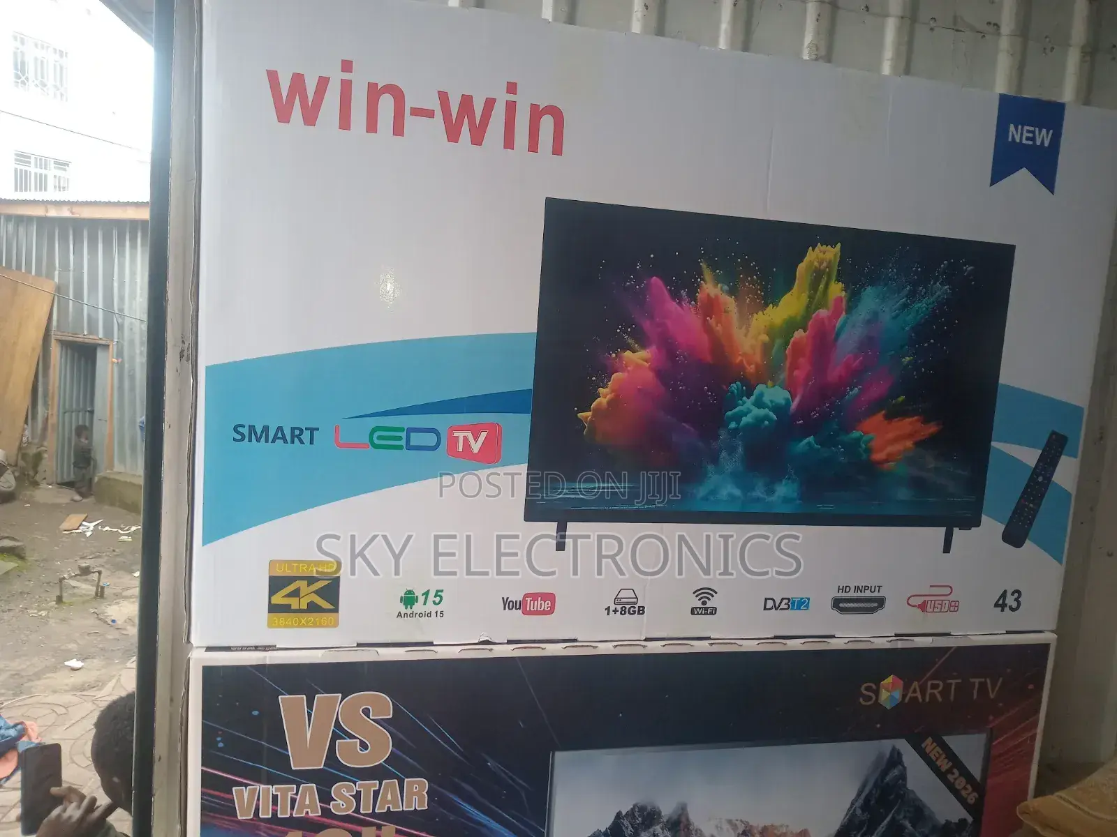 Win Win TV 43inch 4k Smart Android TV