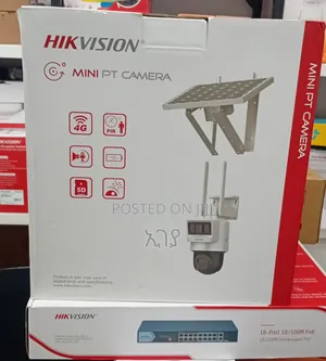 Hikvision Mini PT Camera Hik Vision Solar 4G Poe Security Camera