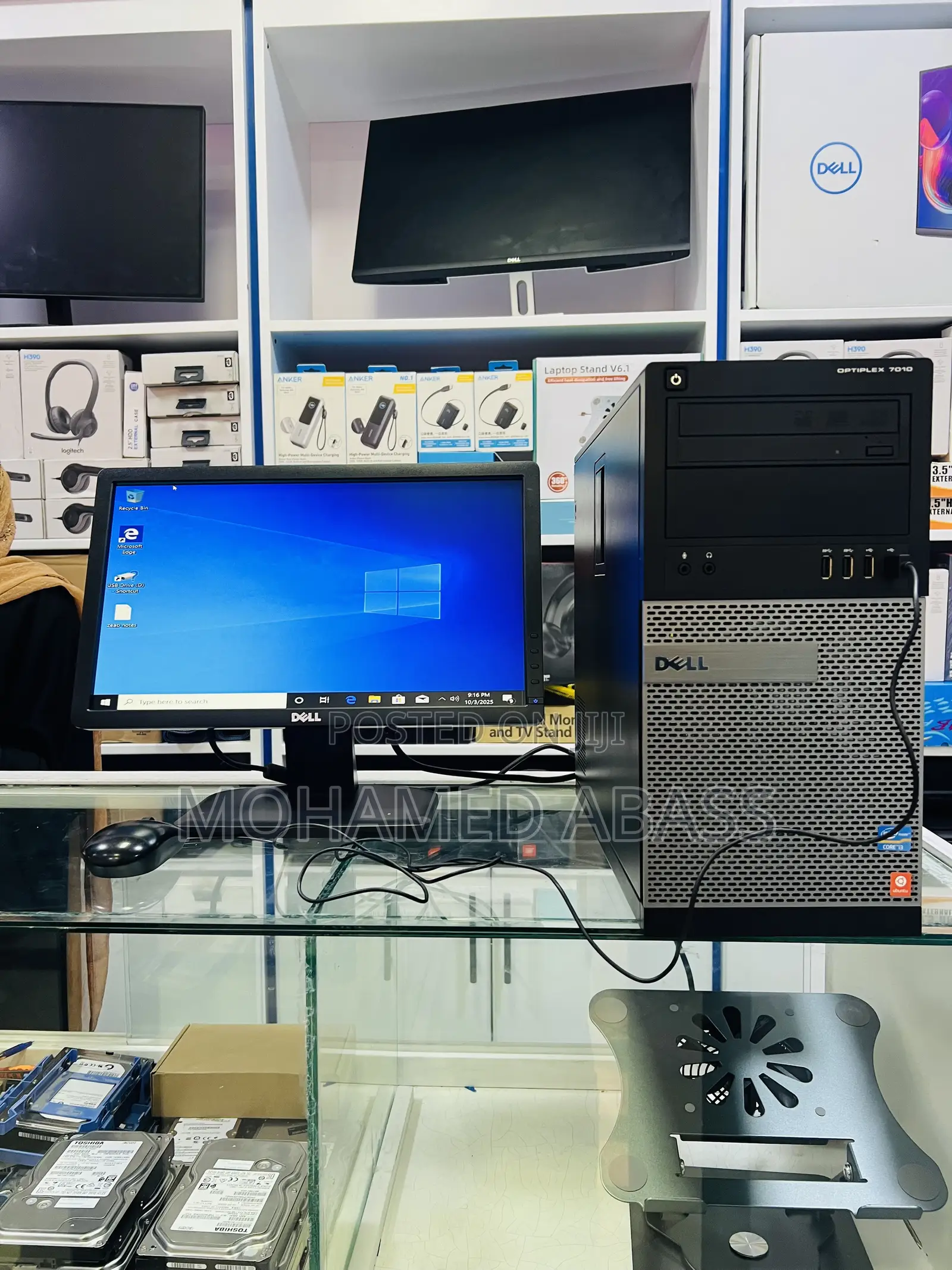 Desktop Computer Dell OptiPlex 3020 4GB Intel Core i5 HDD 500GB