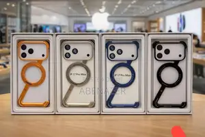 Luxury Metal Z Shape Magnetic Case for iPhone 17 Pro Max Cover