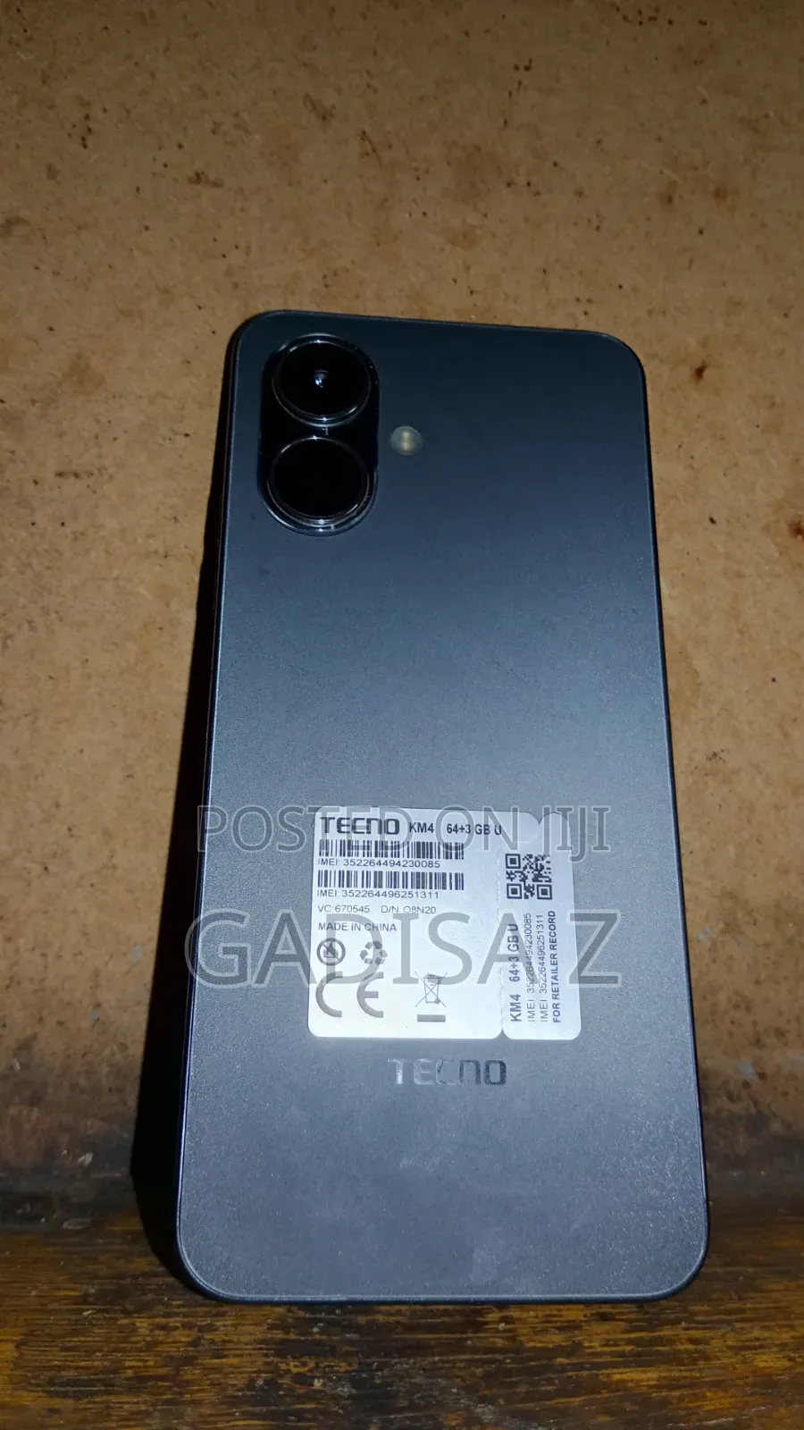 New Tecno Pop 10 64 GB Black
