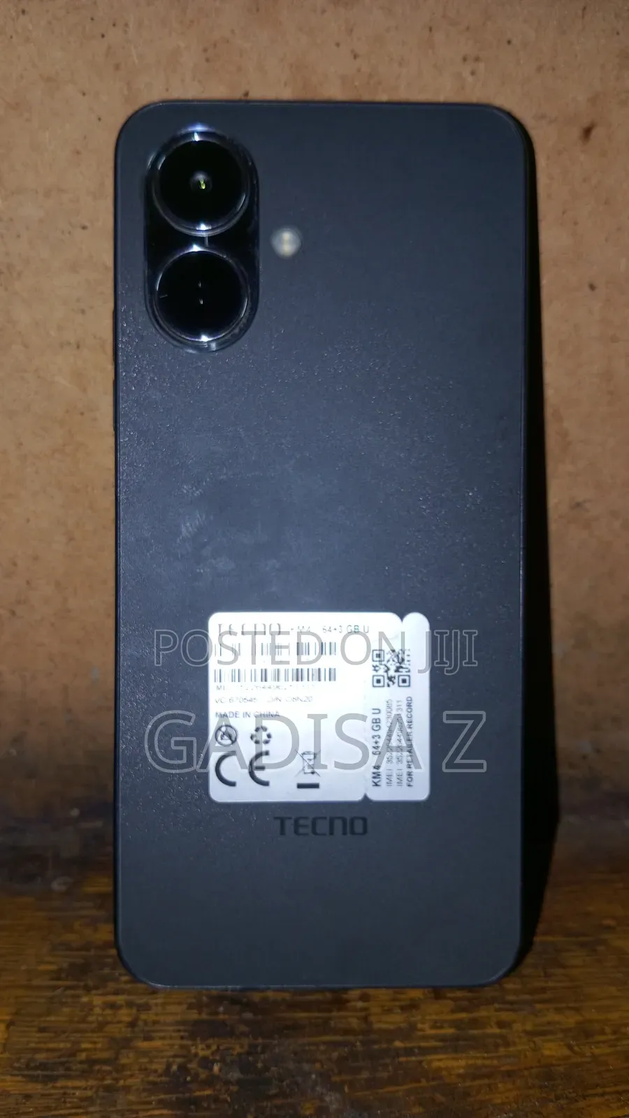 New Tecno Pop 10 64 GB Black