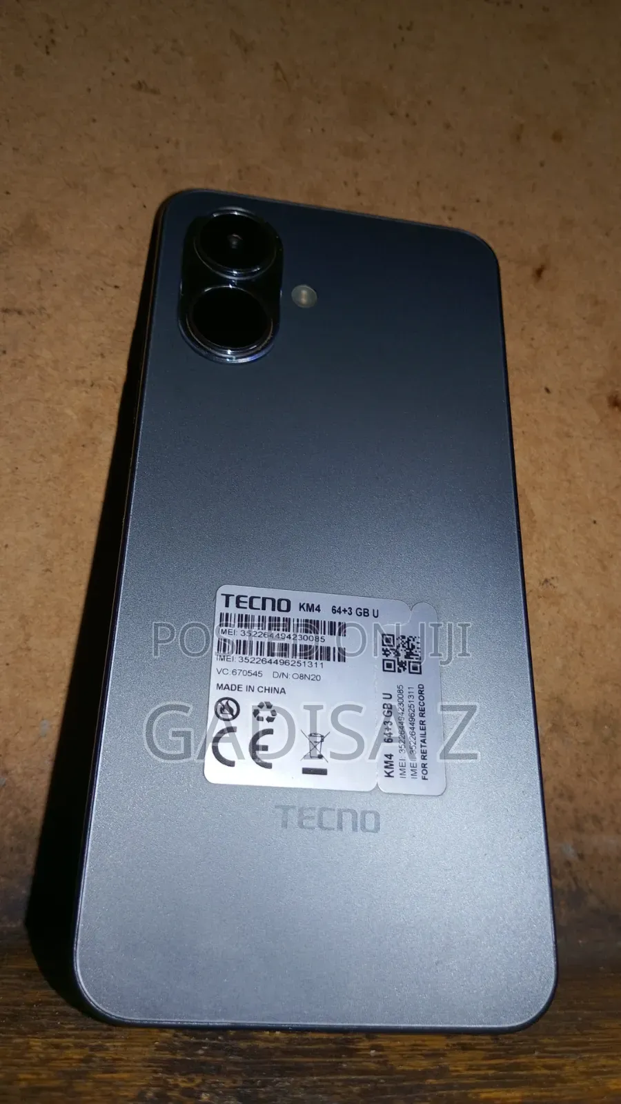 New Tecno Pop 10 64 GB Black