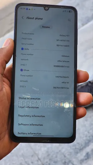 Samsung Galaxy A07 4G 256 GB Black