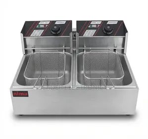 Nima Dual Deep Fryer 12 Liter – Double Tank | Powerful & Efficient