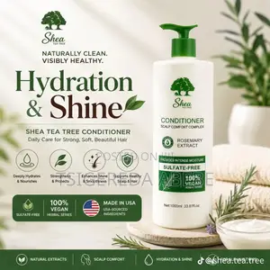 Shea Tea Tree Selfet Free Shampoo and Conditioner