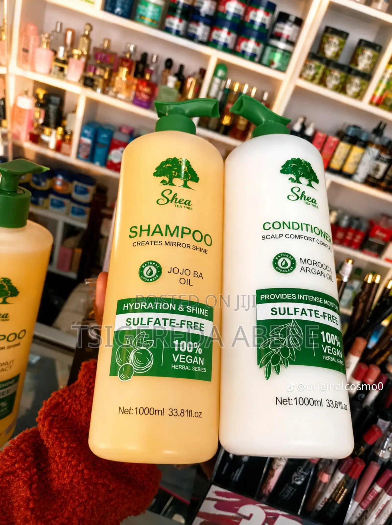 Shea Tea Tree Selfet Free Shampoo and Conditioner