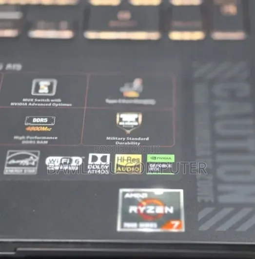 New Laptop Asus TUF Gaming A15 16GB AMD Ryzen 7 SSD 512GB