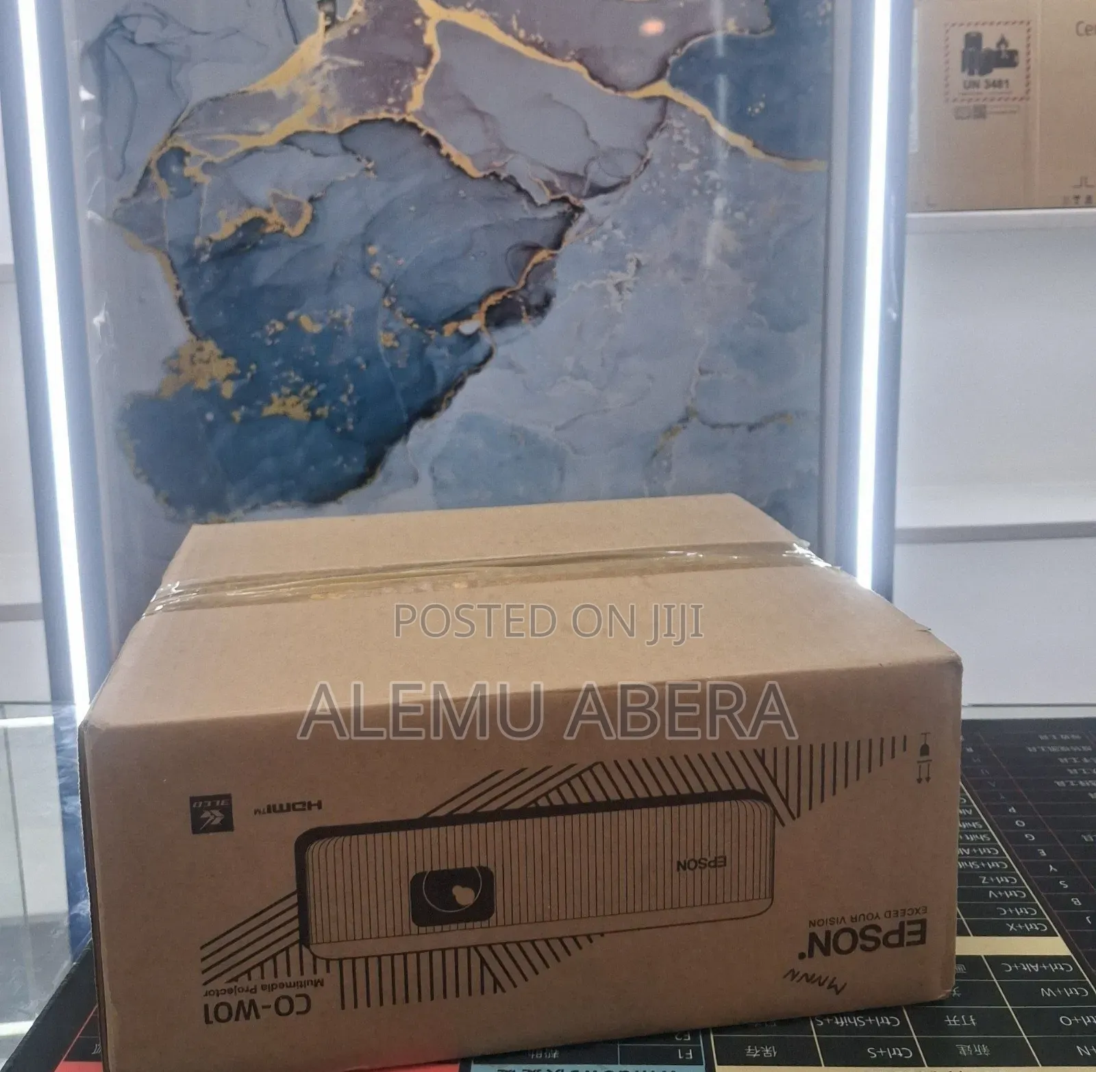 Brand New Packed With Cartoon Epson Projector Model : CO-W01 With C