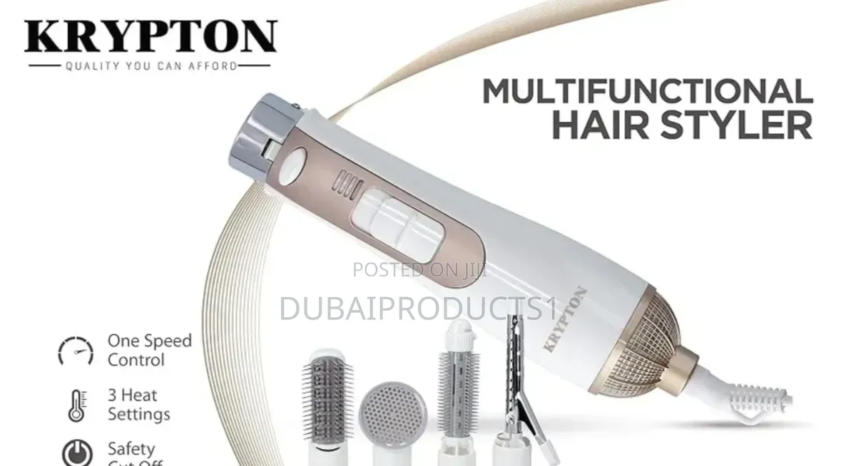 Krypton Quality 5 in 1 Hair Style 1 Speed 3 Heat Setting