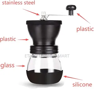 350mL Glass Manual Coffee Grinder