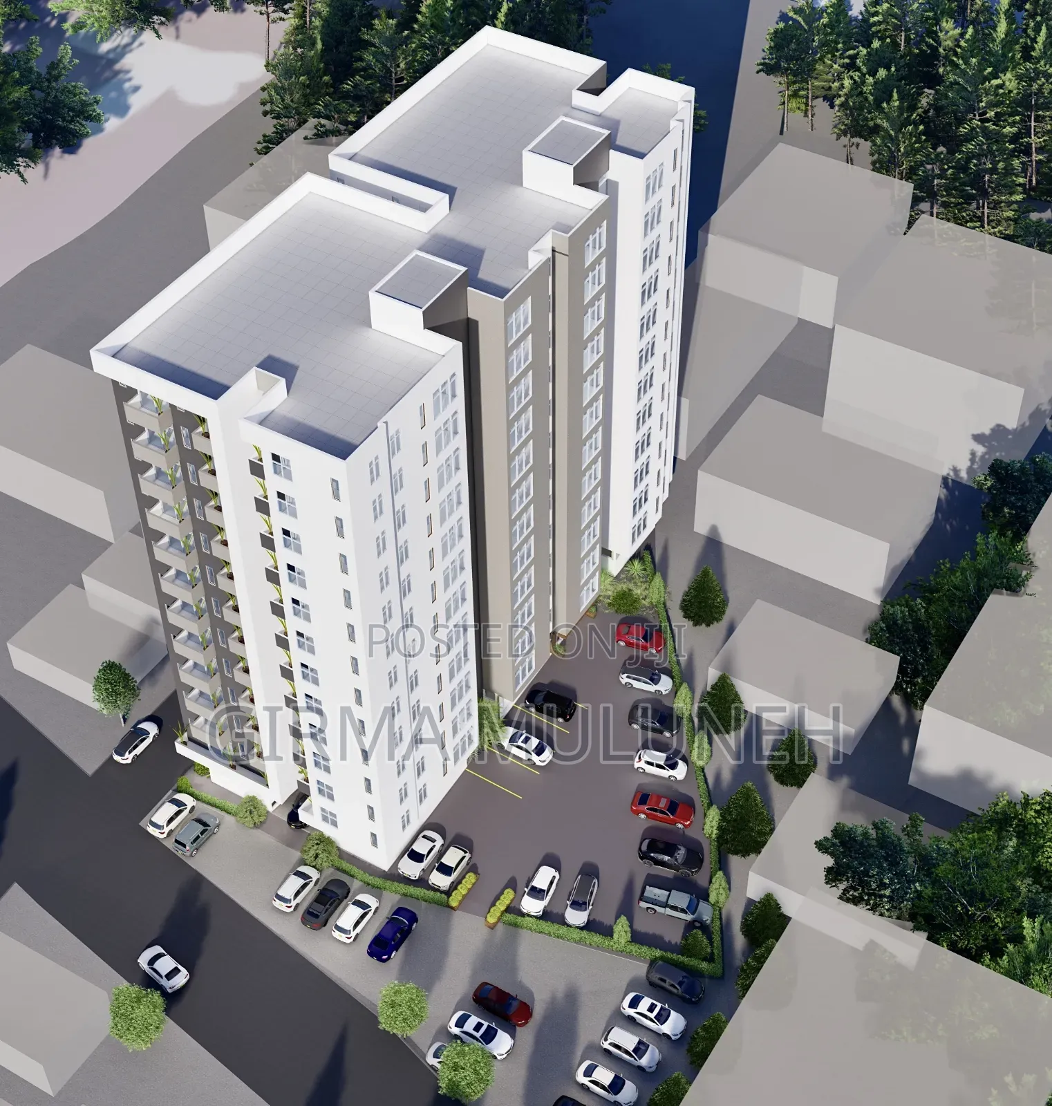 3bdrm Apartment in ሩፋኤል ቤተክርስቲያን አከባቢ, Gullele for sale