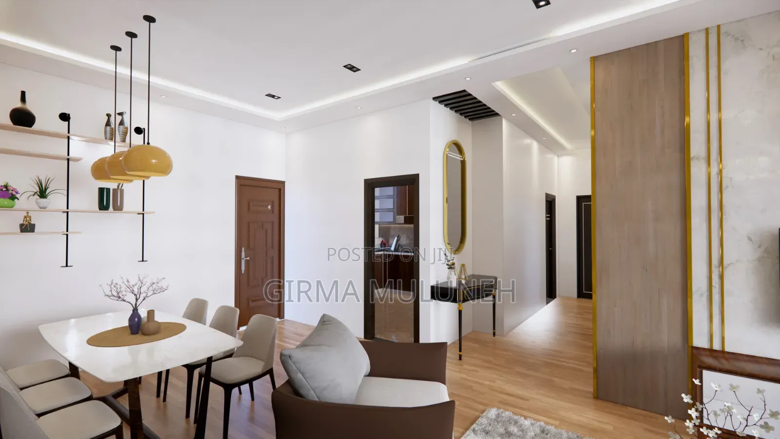3bdrm Apartment in ሩፋኤል ቤተክርስቲያን አከባቢ, Gullele for sale