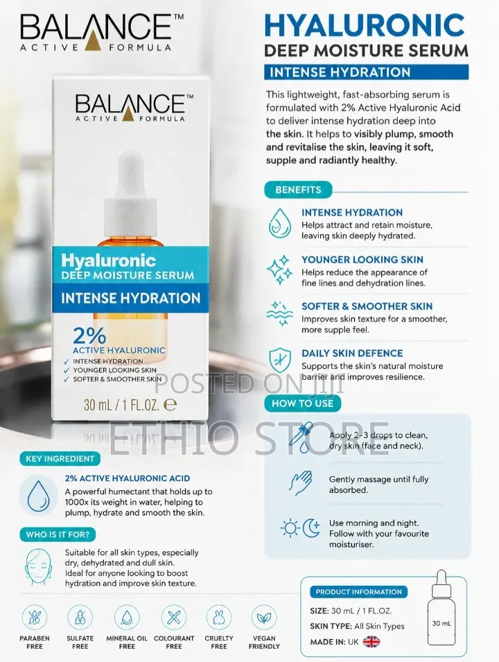 Balance Active Formula Hyaluronic Deep Moisture Serum