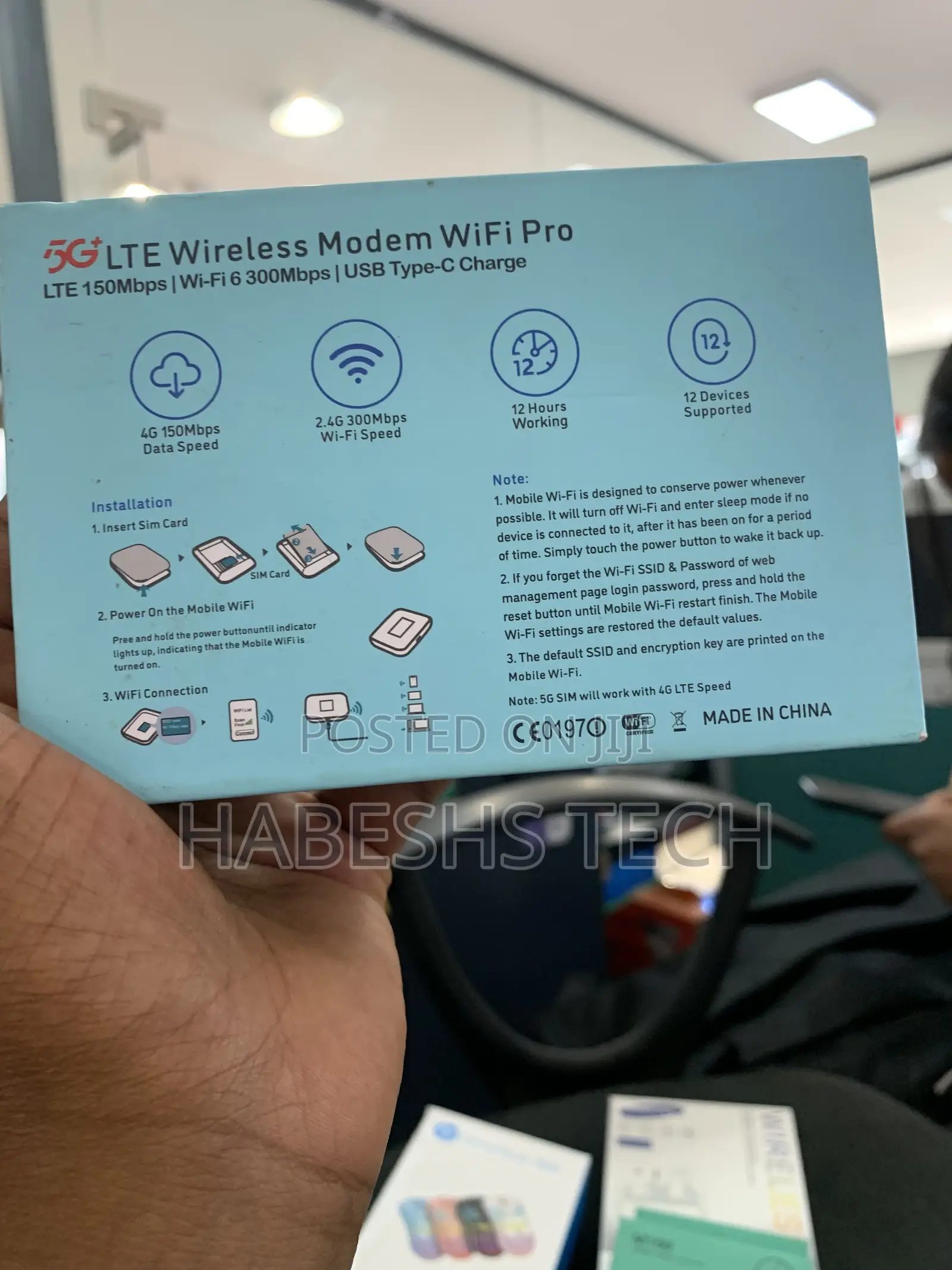 ✅5g LTE Wireless  Mobile WiFi Pro Router  ✅Details  ✅WiFi 300Mbps