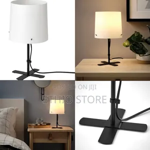 Table Lamp, 31cm, Black/White