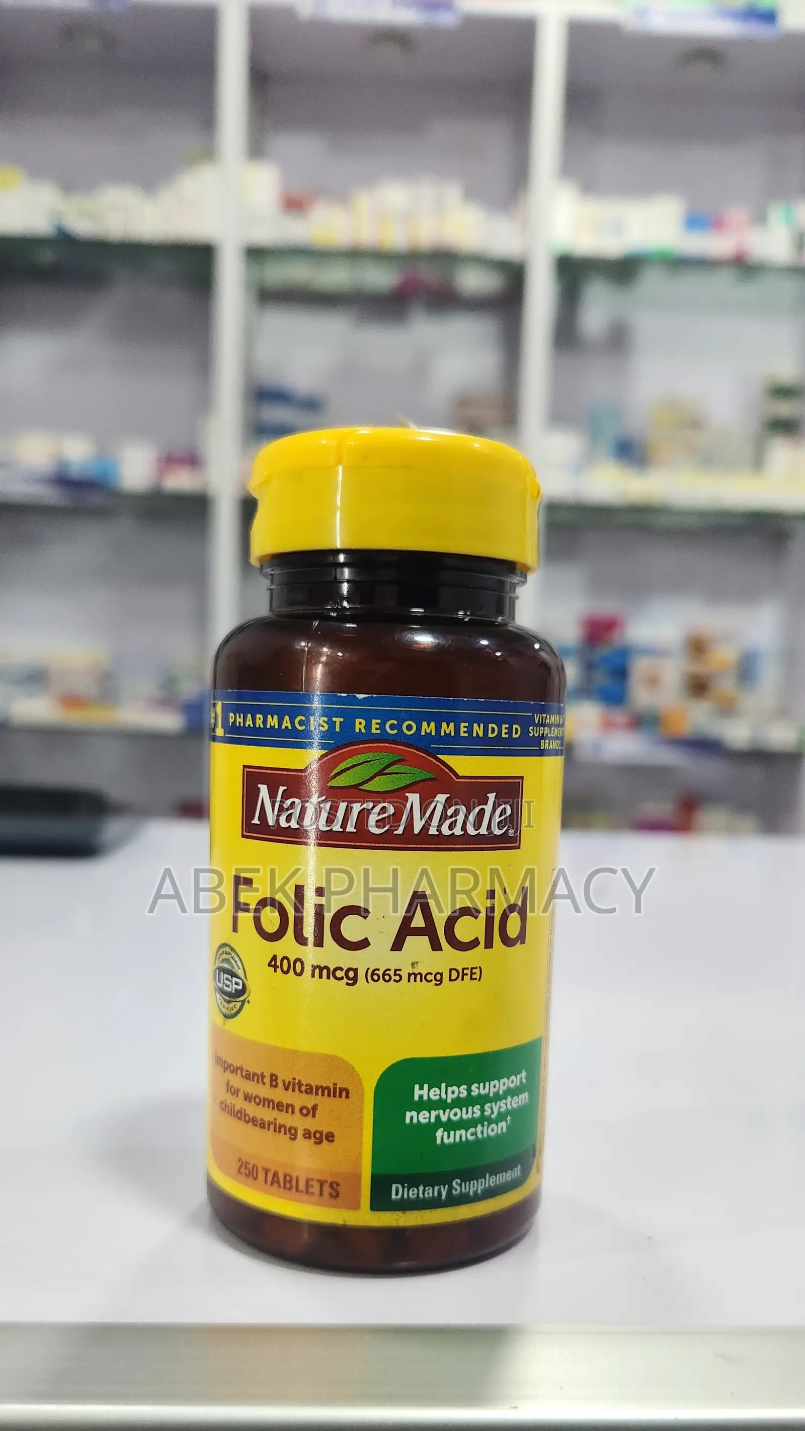 Nature Made Folic Acid 400mcg 250 Tablets