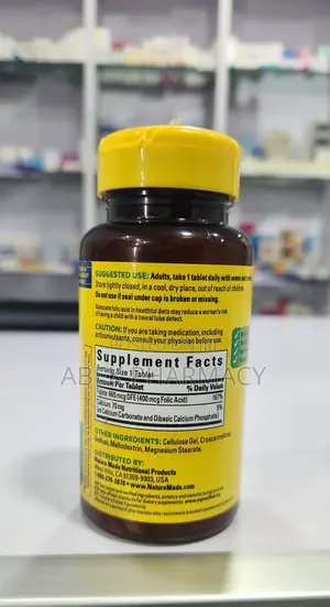 Nature Made Folic Acid 400mcg 250 Tablets