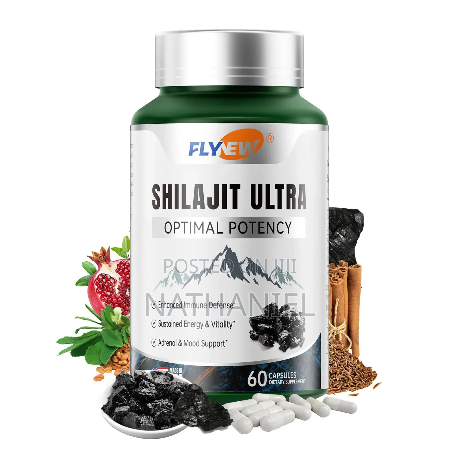 Shilajit Ultra US Imported 60 Capsules , With Free Delivery