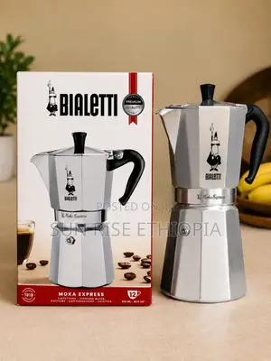12 ሲኒ የጣልያን የቡና ማፍያ Bialetti -Moka Pot- 12 Cups Made in Italy