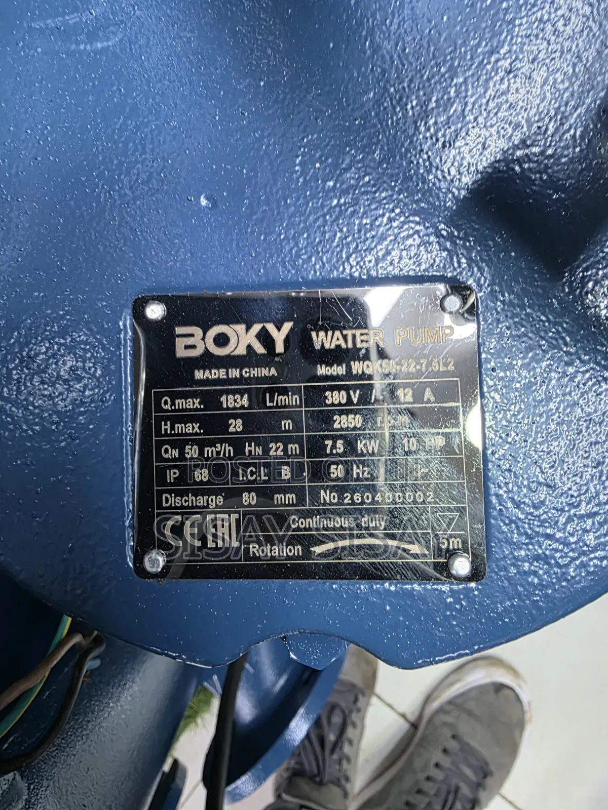 BOKY Submersible Water Pump