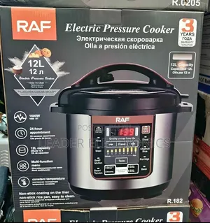 Raf Electric Pressure Cooker 12L – Large Capacity | Powerful