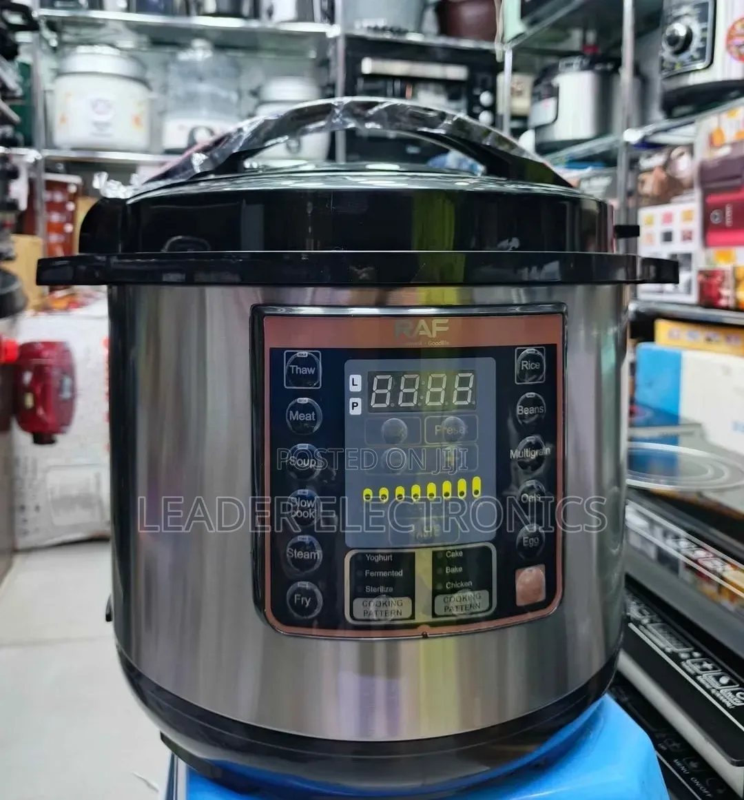 Raf Electric Pressure Cooker 12L – Large Capacity | Powerful