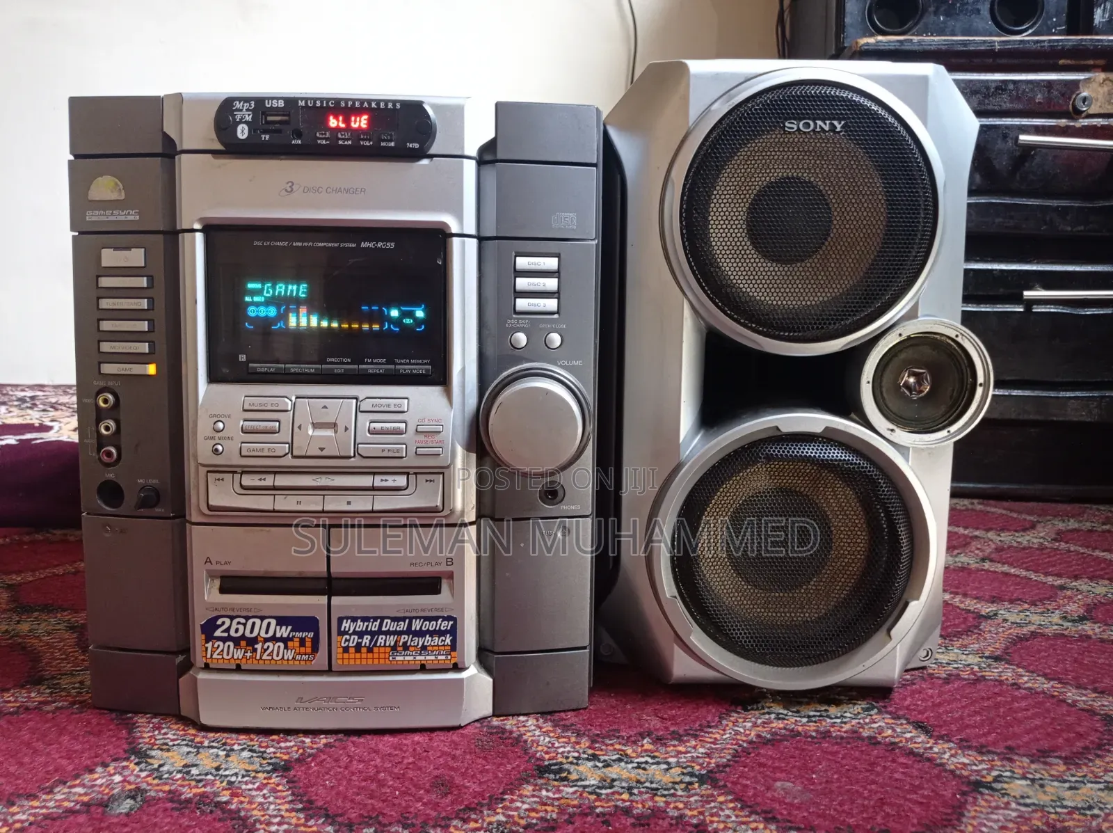 Sony Mini Hi-Fi Component System MHC-Rg55