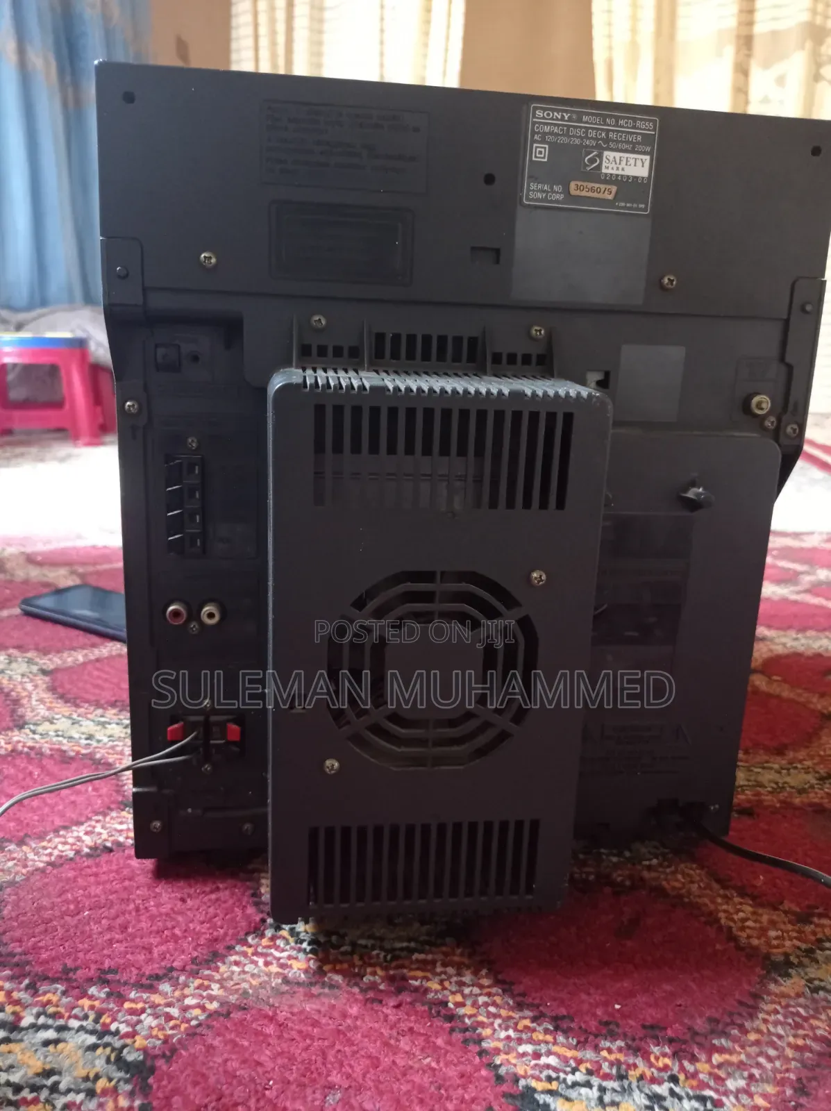Sony Mini Hi-Fi Component System MHC-Rg55
