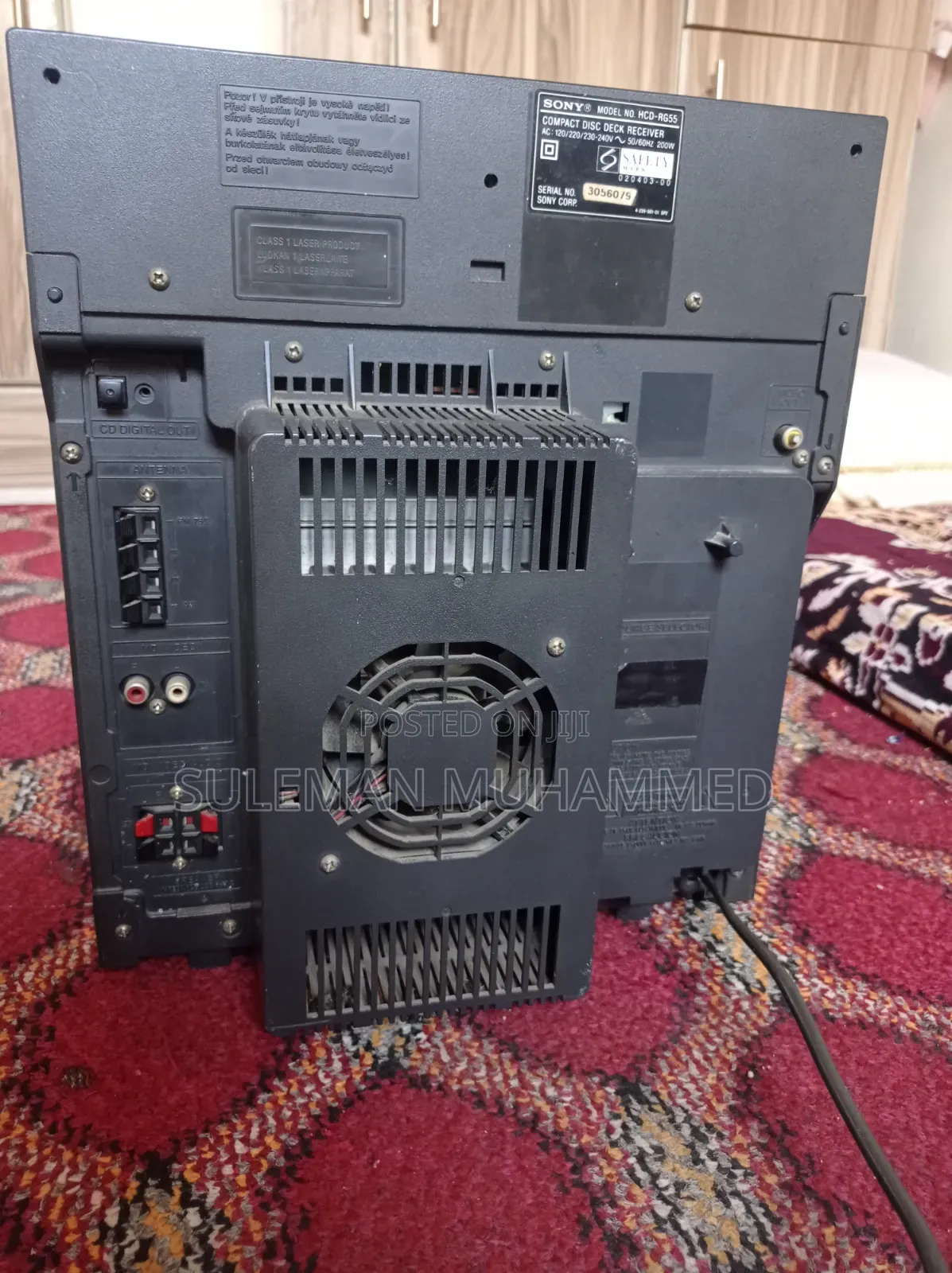 Sony Mini Hi-Fi Component System MHC-Rg55