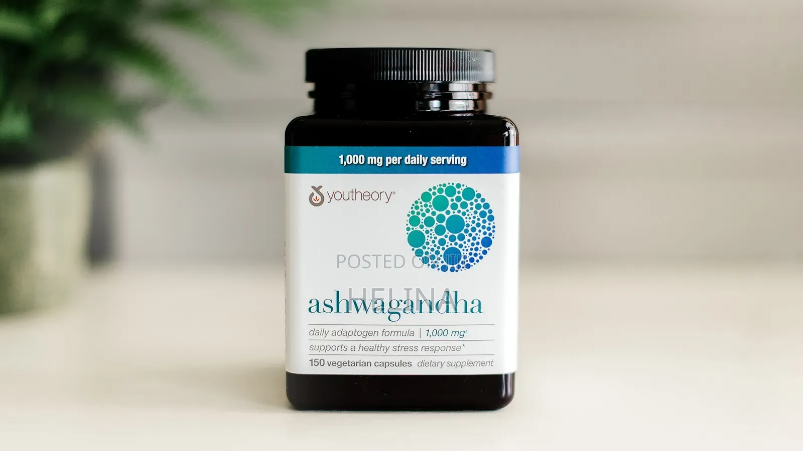 Ashwaganda 1000mg 180 Capsules Daily Adaptogen Formula From USA