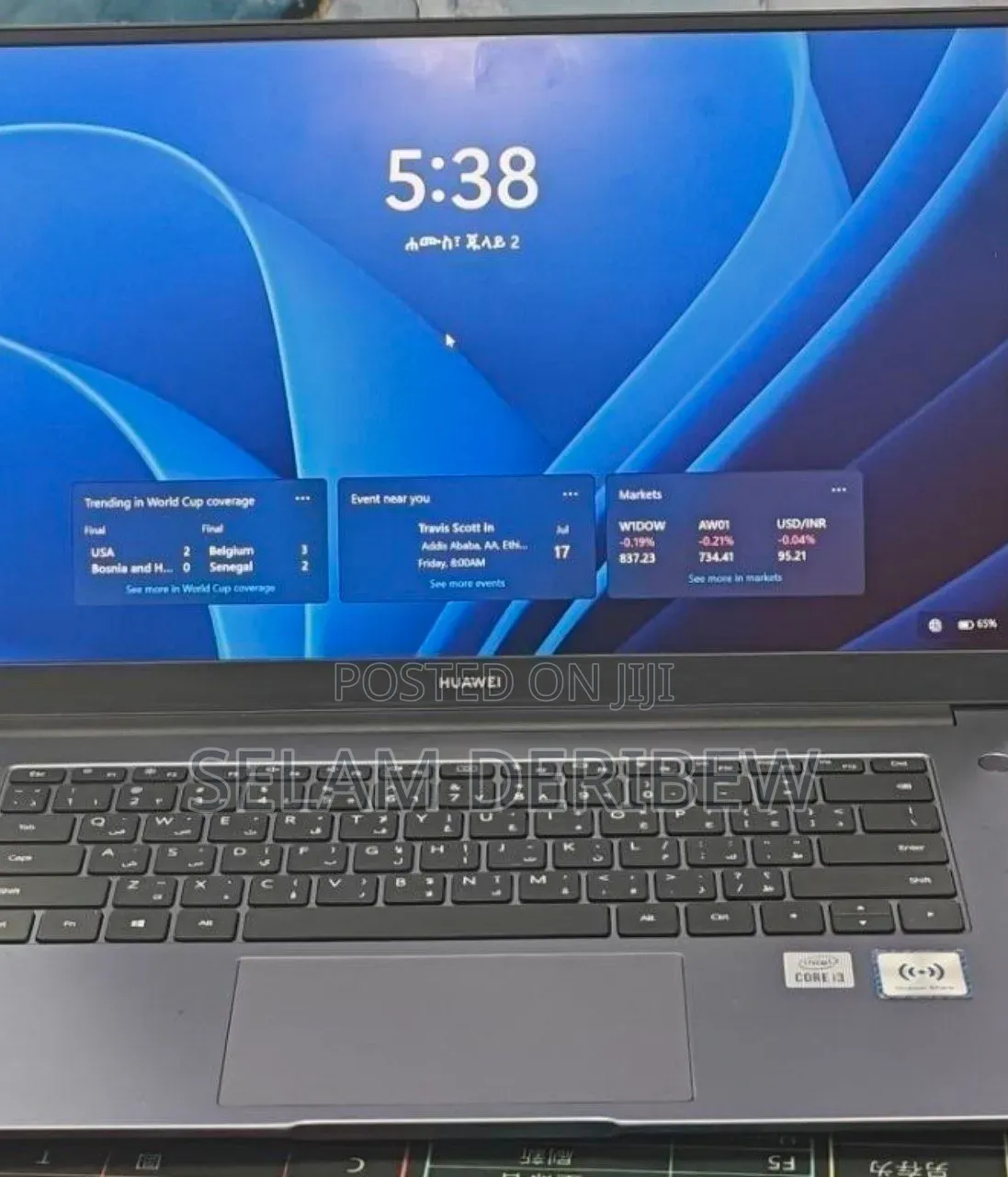 New Laptop Huawei 8GB Intel Core i3 SSD 256GB
