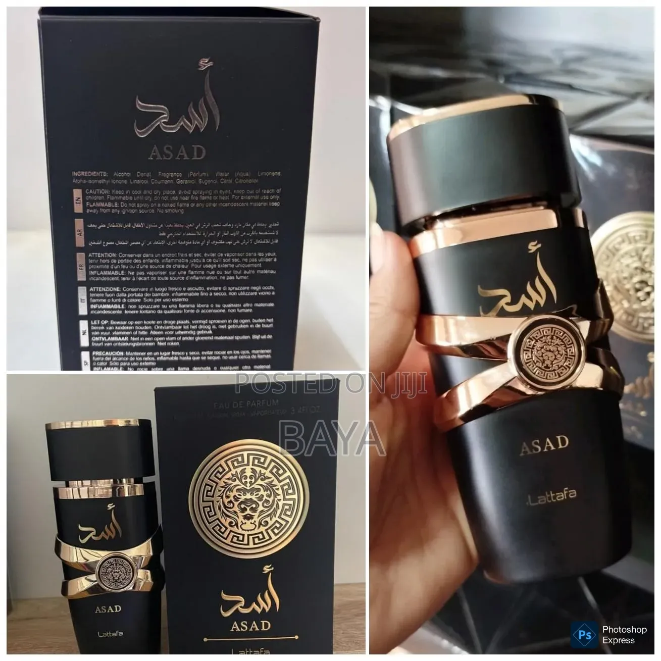 Lattafa Asad Black for Men
