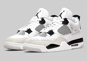 Air Jordan 4 Retro Military Black White
