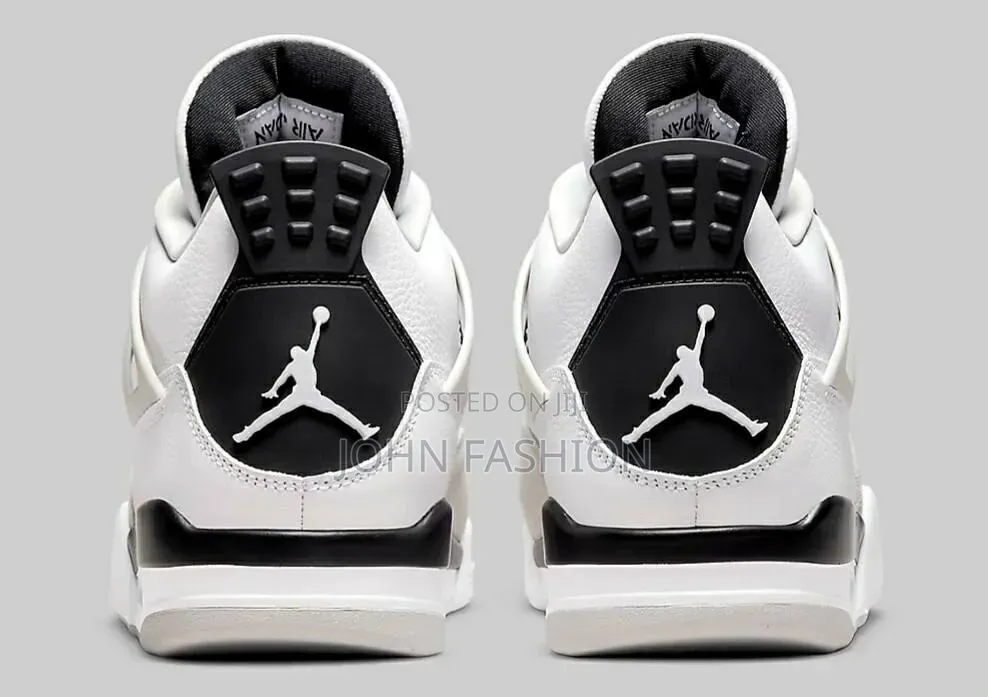 Air Jordan 4 Retro Military Black White