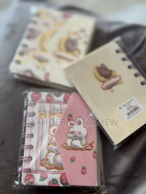 Cute Cartoon Spiral Notebook 📒🍓
